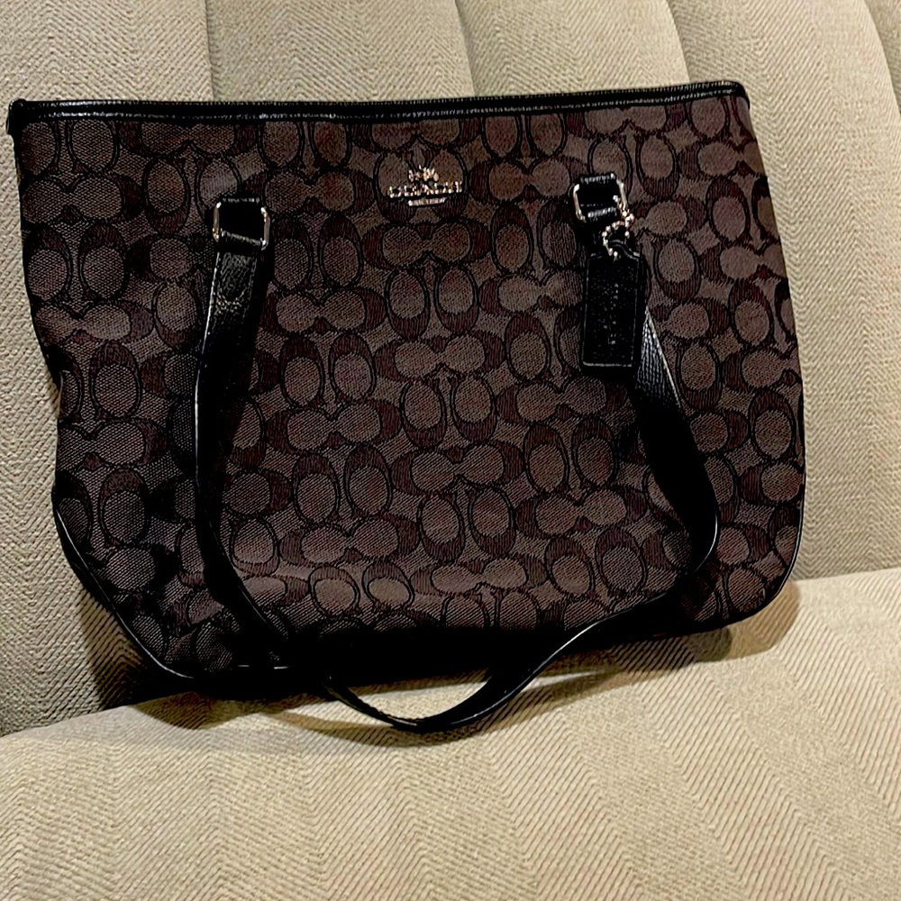Coach black purse